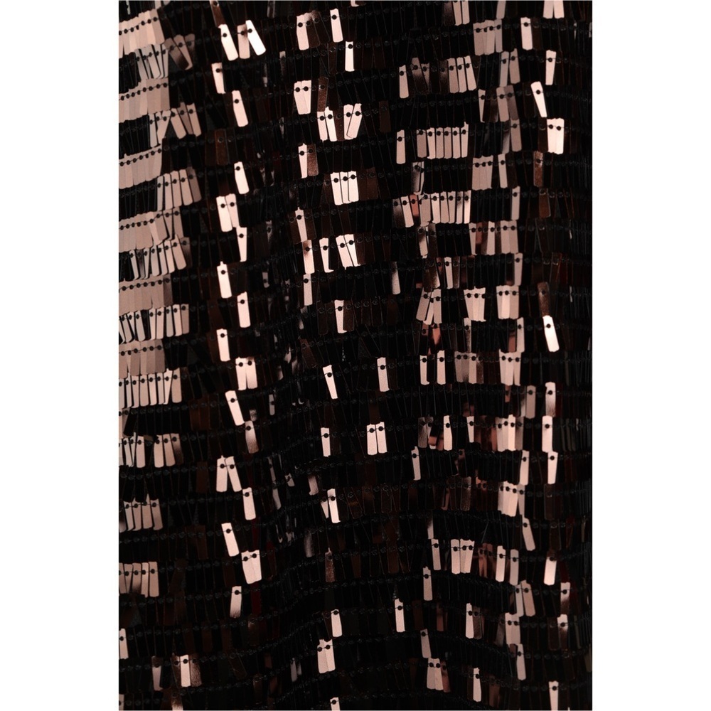 Sz S Intimately Free People Disco Fever Mini Sequin Slip Dress In Black Combo - Picture 5 of 9